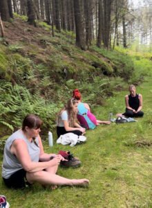 yoga day retreat forest meditation